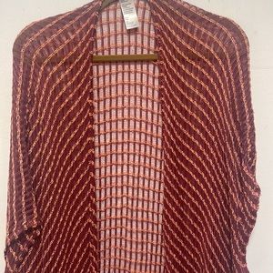 Free people kimono burgundy